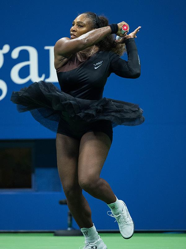 Serena looked like a ballerina on the court!