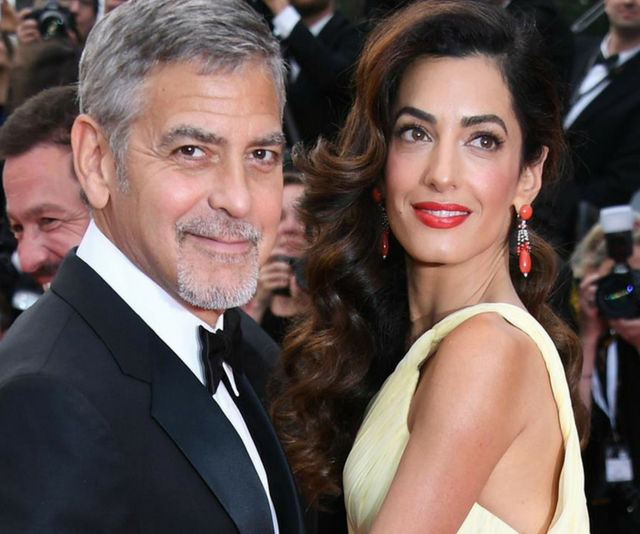 Oscar winner, George Clooney celebrated his 56th birthday just one month before becoming a dad for the very first time. [George welcomed twins Ella and Alexender](https://www.nowtolove.com.au/parenting/pregnancy-birth/amal-clooneys-mum-says-the-new-parents-are-so-happy-38200|target="_blank") with wife Amal Clooney in 2017. *Image: Getty.*