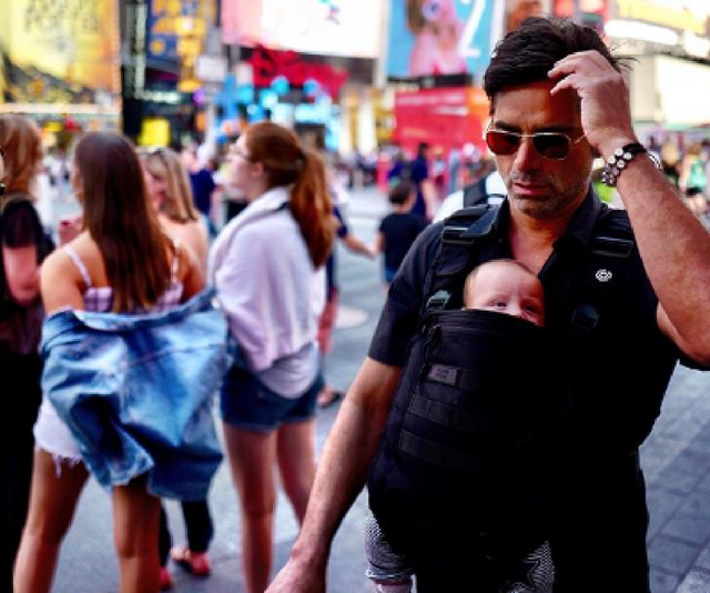 In April this year, 54-year-old [John Stamos became a father for the first time](https://www.nowtolove.com.au/health/body/john-stamos-and-wife-caitlin-mchugh-welcome-a-baby-boy-46537|target="_blank") when he welcomed a son, Billy with wife Caitlin McHugh. *The Full House* actor took to social media to share the news, writing: "From now on, the best part of me will always be my wife and my son. Welcome Billy Stamos (named after my father)," *Image: Instagram/JohnStamos.*
