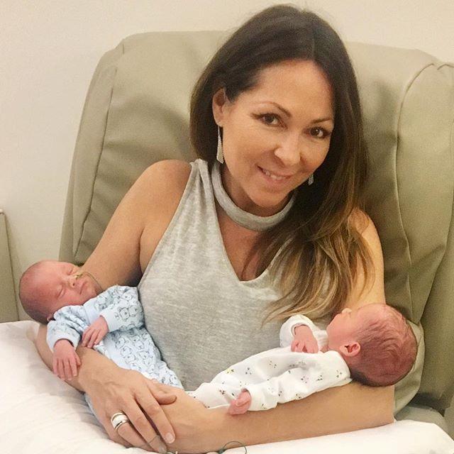 Tania shared an update with her newborn twins to Instagram, saying "Alby & Kenzie are out of their isolette bubbles & wearing clothes for the first time". *Image: Instagram / [@taniazaetta](https://www.instagram.com/p/Bn5jesXADZJ/?taken-by=taniazaetta|target="_blank"|rel="nofollow")*
