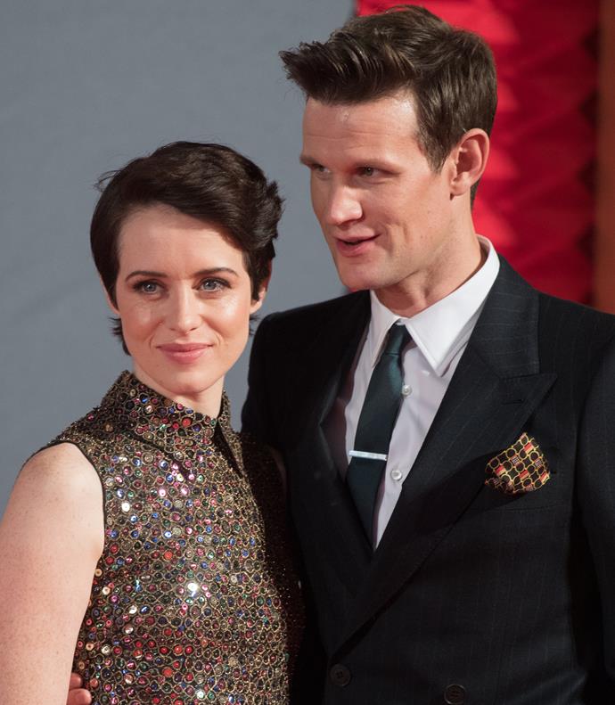 Claire Foy and Matt Smith portrayed Queen Elizabeth and Prince Philip in the first two seasons of *The Crown*