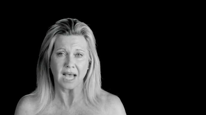 Olivia Newton John has also featured in the 'I Touch Myself' campaign.