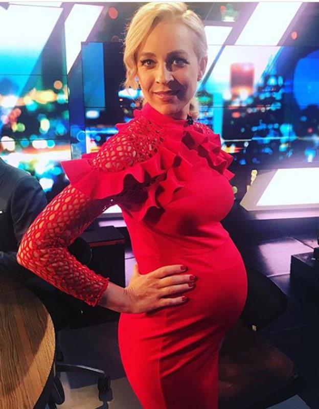 *The Project* host Carrie Bickmore, who is expecting her third child, defended Kate's post-birth appearance.