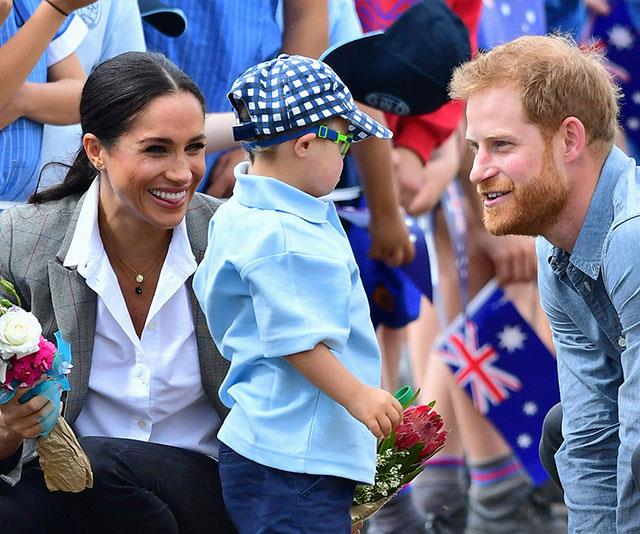 Meghan and Harry were total naturals with the kids.