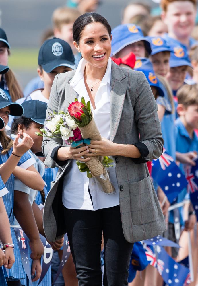 Dubbo locals showered the royals with flowers! *(Image: Getty Images)*