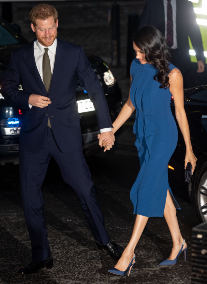 Prince Harry and Duchess Meghan step out for a gala concert named *100 Days to Peace*. *(Image: Getty Images)*
