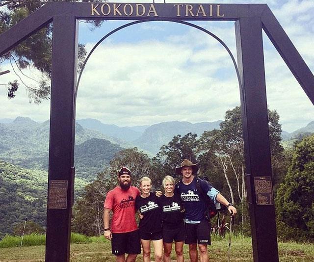 Who knew the Kokoda Trail would be the breeding ground of Nick and Lucy's romance? (*Image: @lsteggs Instagram)*