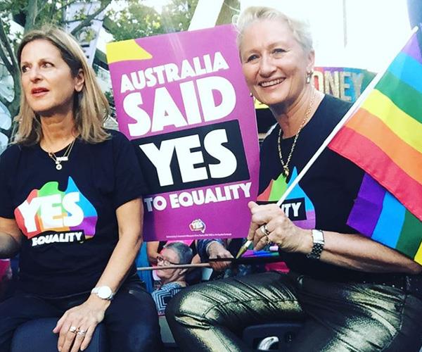 Kerryn and her wife Jackie have been together for 20 years *(Image: Instagram @drkerrynphelps)*