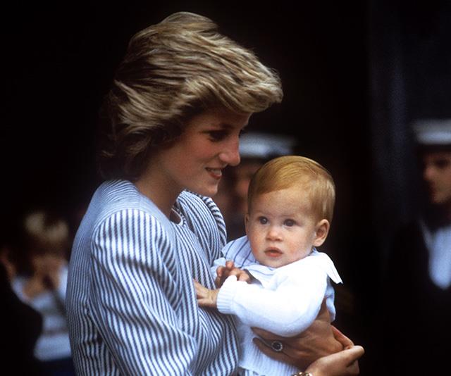 Diana was every bit the doting mum, and we can't blame her - we'd be a sucker for those blue eyes!