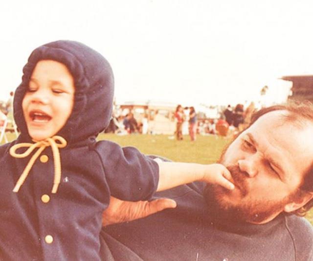 Pictured with her dad, Thomas Markle, Meghan looks as confident and charming as a toddler as she is now!