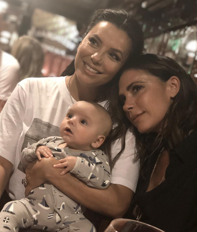 Everybody loves a cute baby. 'Tiá [Victoria' Beckham](https://www.nowtolove.com.au/celebrity/celeb-news/victoria-beckham-gets-told-she-looks-like-victoria-beckham-4809|target="_blank") is getting in on the action with baby Santiago here too. 
