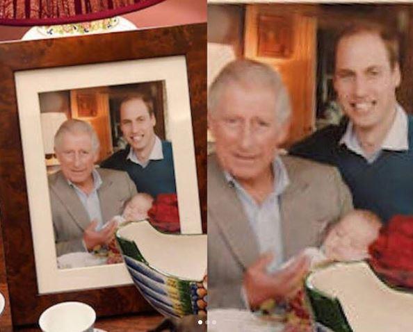 **Three generations of Kings:** "[They'll] look after me when I'm tottering about," the royal has affectionately mused of Prince William and Duchess Catherine's three little ones. *(Image: Buckingham Palace)*