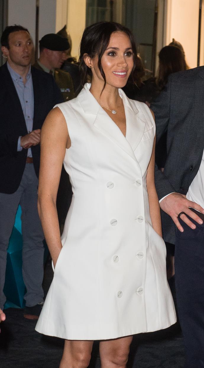 The stylish Duchess glowed in the New Zealand designer's frock. *(Image: Getty Images)*