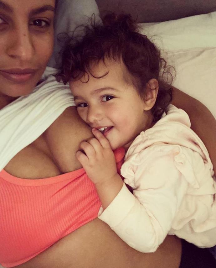 Zoe's daughter Harper is nearly two years-old. *(Image: Instagram @zoehendrix)*