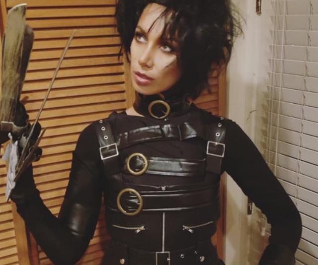 Singer Leona Lewis encapsulated the Edward Scissorhands look in all its glory, move aside Johnny Depp! *(Image: Twitter: @leonalewis)*