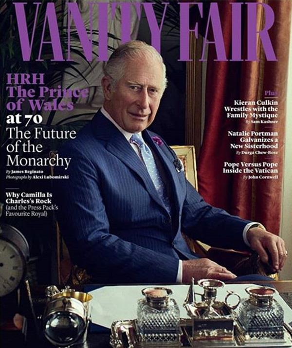 The Prince's life has been detailed in a revealing feature for *Vanity Fair*. *(Image: Vanity Fair)*