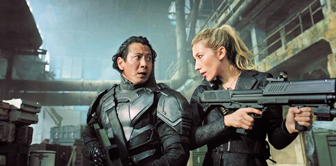Will Yun Lee and Dichen as siblings Takeshi Kovacs and Reileen Kawahara in *Altered Carbon.*