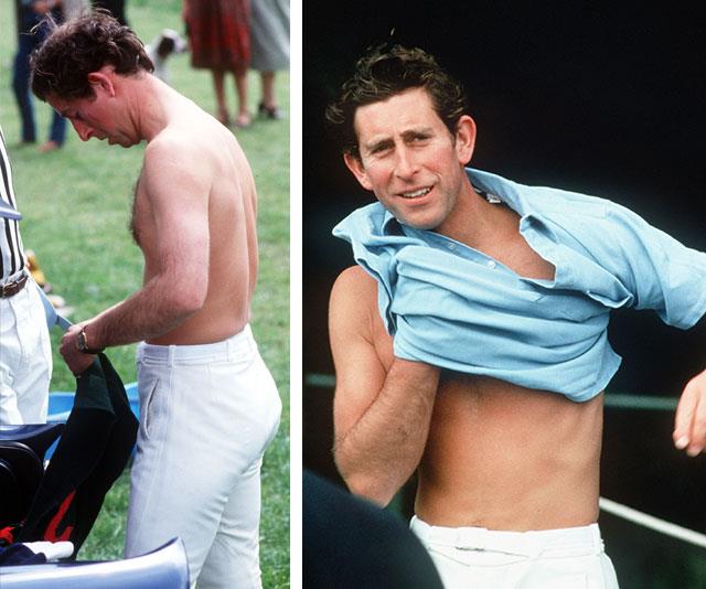 The polo-playing prince had quite a toned physique during the 70s. *(Image: Getty)*