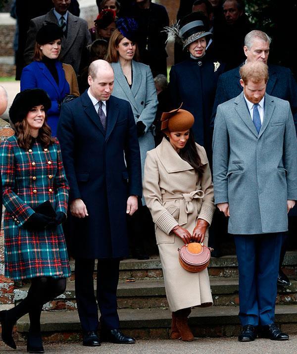 The annual pilgrimage to church on Christmas morning gives fans a glimpse of their favourite royals. *(Image: Getty)*