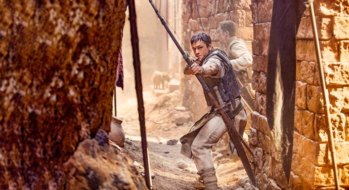 Taron Egerton as the new Robin Hood.