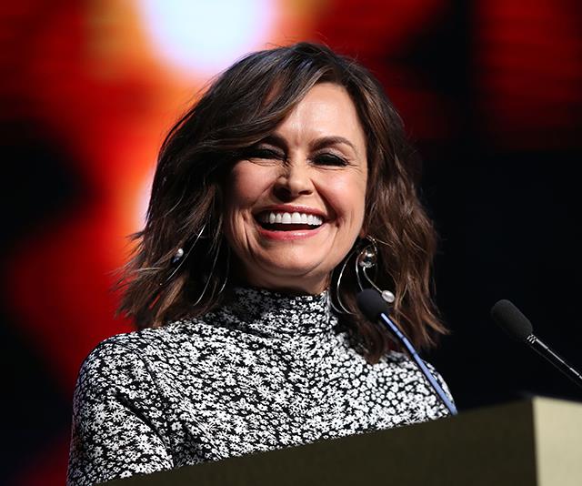 As always, television host Lisa Wilkinson looked gorgeous as she presented during the event. *(Image: Getty)*