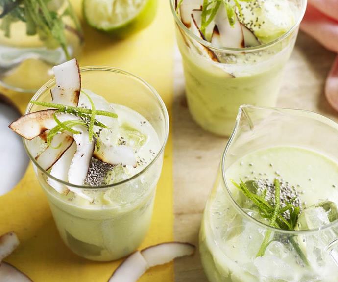 **Avocado and Banana Smoothie**
<br><br>
This superfood smoothie is delicious, nutritious and filling!
<br><br>
Find the full *Australian Women's Weekly* recipe [HERE](https://www.womensweeklyfood.com.au/recipes/avocado-and-banana-smoothie-14119|target="_blank")