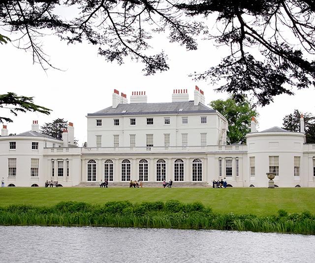 The royal couple's new house sits in the same area as Frogmore House (pictured), which is where their wedding reception took place. *(Image: Getty)*