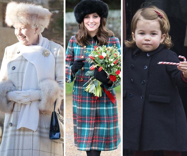 It's a very royal Christmas as The Queen, Catherine, Duchess of Cambridge and Princess Charlotte embrace the holiday spirit.