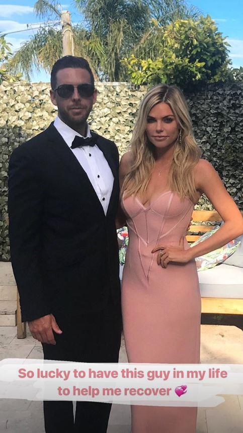 Sophie introduced Joshua to her followers via Instagram earlier this month with a photo from Joshua's sister's wedding. *(Image: Instagram @sophiemonk)*