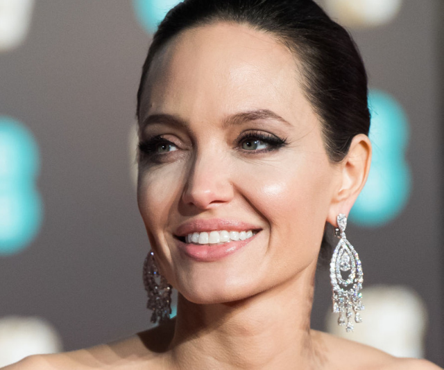 A radiant Angelina attended the BAFTAs at Albert Hall in February. *Image: Getty.*