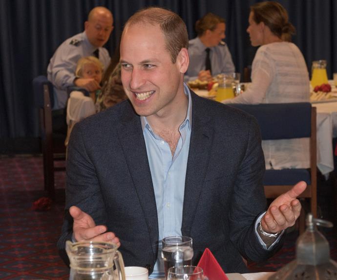 Prince William wasn't afraid to poke fun of wife Kate's outfit. *(Image: Getty)*
