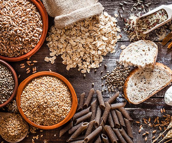Opt for wholegrains like rolled oats, brown rice and quinoa. *(Image: Getty Images)*