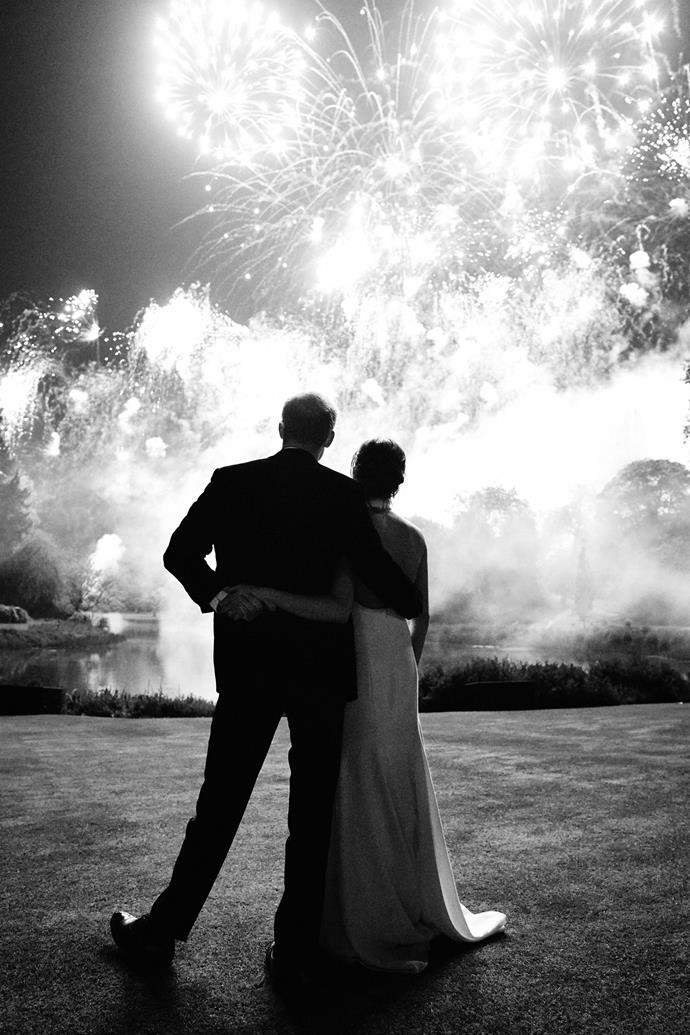 Prince Harry and Duchess Meghan shared a stunning picture from their wedding day in May for their Christmas card for 2018. *(Image: Chris Allerton / PA)*