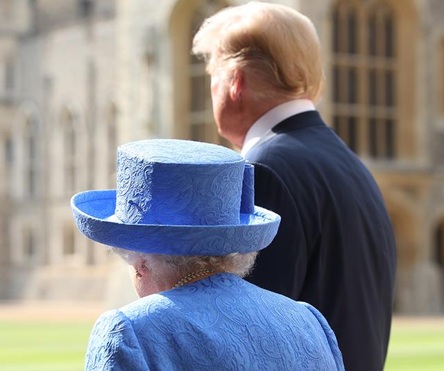 In July, the Queen was also paid a visit by none other than America's 45th president, Donald Trump. Chris's photos document the engagement that [sparked outrage](https://www.nowtolove.com.au/royals/british-royal-family/prince-charles-prince-william-snub-donald-trump-49910|target="_blank") across Britain - however it was paramount for Britain's Monarch to remain impartial. *(Image: Chris Jackson / Getty Images)*