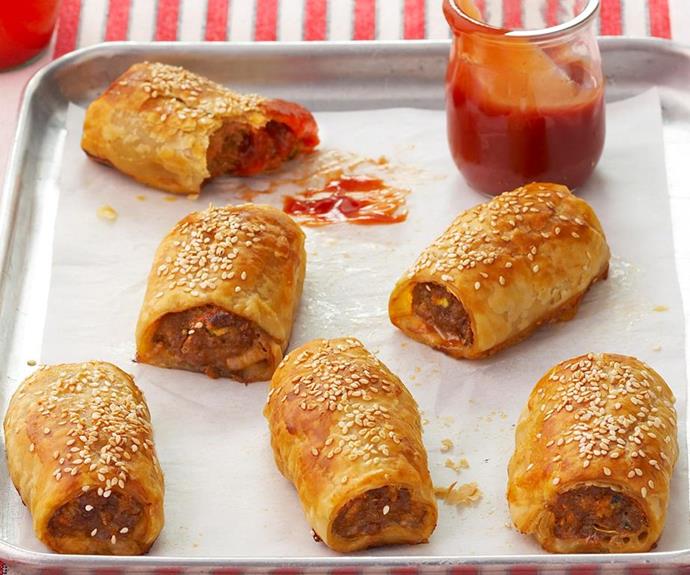 **Homemade sausage rolls**
<br><br>
Put the word "homemade" before anything and it immediately tastes better, right?
<br><br> 
See the full *Australian Women's Weekly* recipe [here.](https://www.womensweeklyfood.com.au/recipes/homemade-sausage-rolls-23445|target="_blank") 
