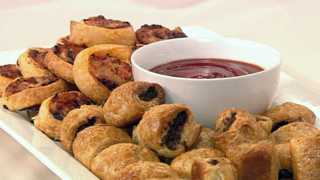 **Sausage rolls and pizza spirals**
<br><br>
Delight both children and adults with these top-quality homemade sausage rolls and pizza spirals.
<br><br>
See the full *Australian Women's Weekly* recipe [here.](https://www.womensweeklyfood.com.au/recipes/sausage-rolls-and-pizza-spirals-7019|target="_blank")