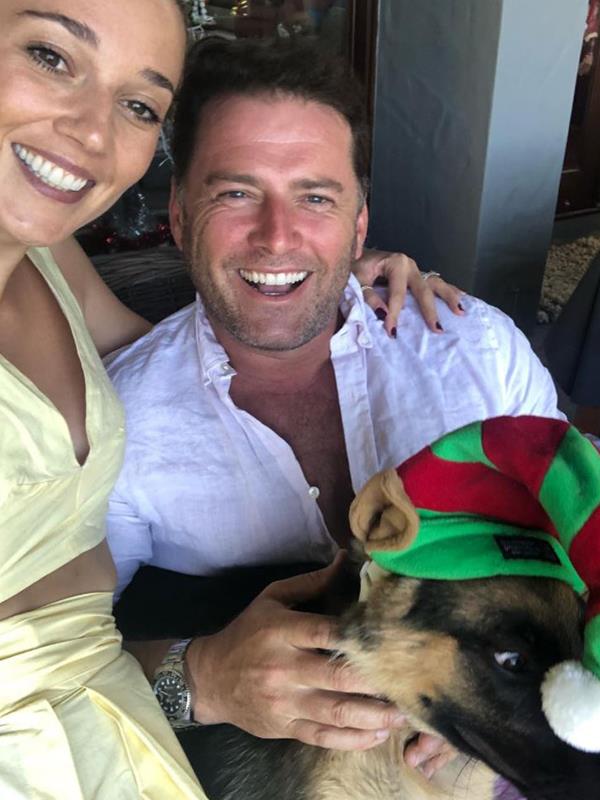 Karl Stefanovic [celebrated his first Christmas](https://www.nowtolove.com.au/celebrity/celeb-news/karl-stefanovic-christmas-instagram-53254|target="_blank") with his new wife Jasmine Yarbrough surrounded by family. *(Image: Instagram @karlstefanovic_)*