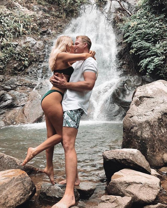 Keira shared this steamy pic as her favourite from 2018 - and it's clear the couple are well and truly loved up! *(Image: Instagram / @keiramaguire)*