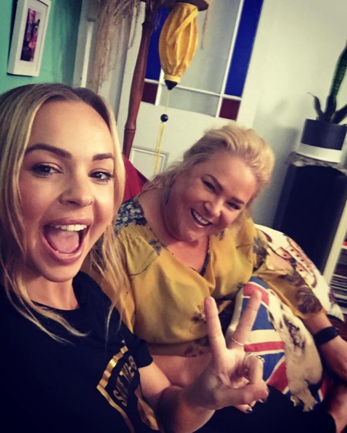 Goggleboxers Angie and Yvie will be entering the jungle tonight! *(Image: Instagram)*
