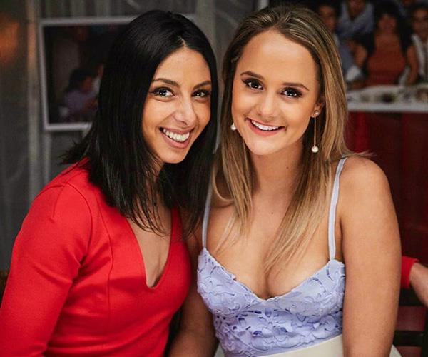 Roula and Rachael may have looked nice at the beginning of the instant restaurants, but 14 hours later, it's a different story. *(Image: Instagram @roularachaelau)*