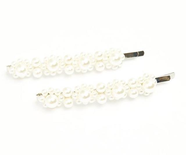 Showpo Out of Love Pearl Hair Pin, $16.95. Available online [here](https://www.showpo.com/out-of-love-hair-pin-2-pack-set-in-pearl?t=1547605159477|target="_blank"|rel="nofollow"). 