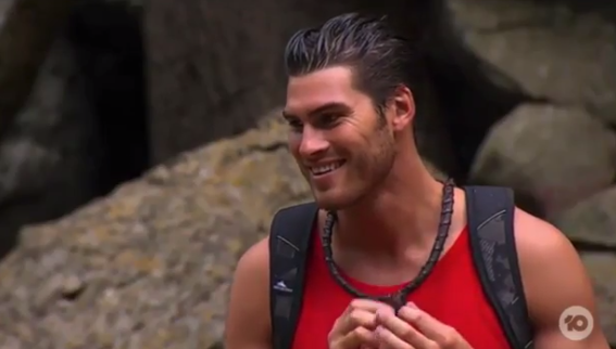 Justin Lacko has made a *very* impressionable debut in the jungle. *(Image: Network Ten)*