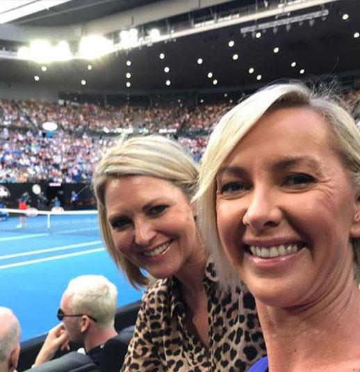 *Today* co-hosts Georgie Gardner and Den Knight snap a cheeky selfie. *(Image: @thetodayshow Instagram)*