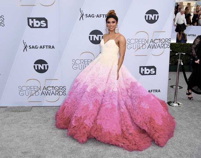 RuPaul's Drag Race fan favourite Shangela sure knows how to make an eye-catching entrance.
