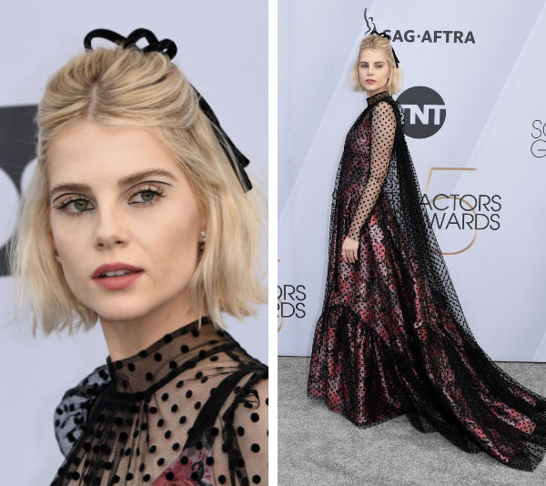 *Bohemian Rhapsody* stunner Lucy Boynton's take on ethereal goth is perfection.