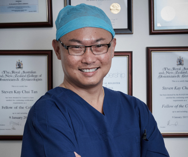 The operation will be performed at Sydney's Mater Hospital on Sunday, February 10 by leading obstetrician and gynaecologist, Dr Steven Tan. *Image: Supplied.*