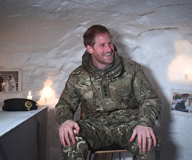 Prince Harry was surprised with a Valentine's Day shrine to Meghan. *(Image: Getty)*