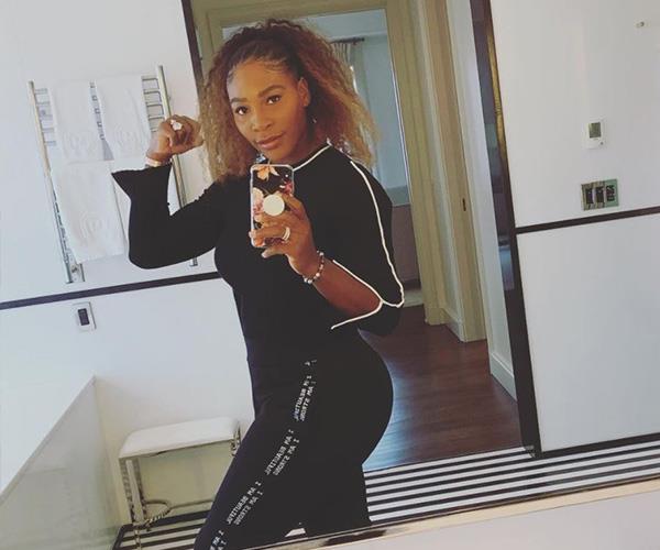 Tennis pro Serena Williams spent the night before at the Mark Hotel with Duchess Meghan. *(Image: Instagram @serenawilliams)*