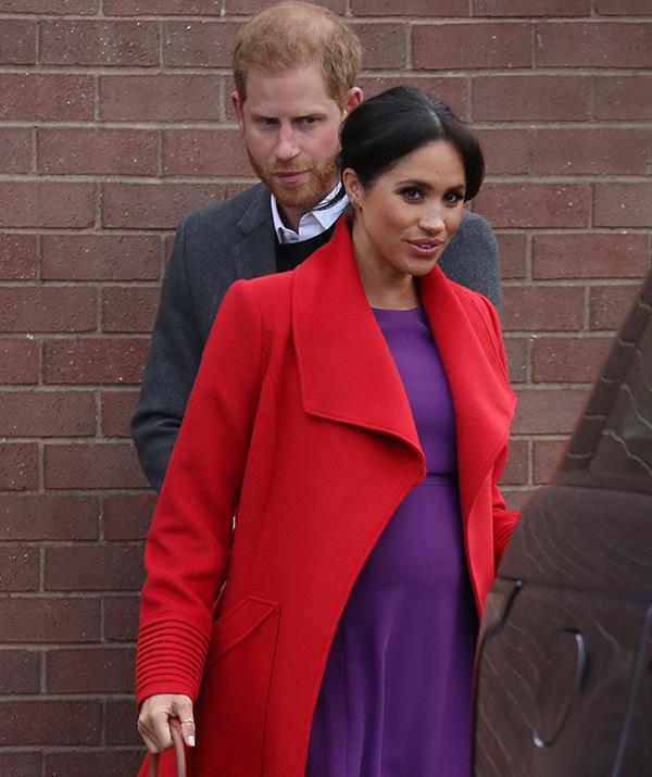 Prince Harry's efforts to keep Meghan out of the media spotlight haven't gone to plan. *(Image: Getty)*