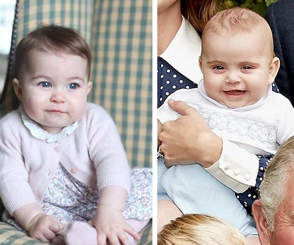 Prince Louis may be her little brother [but he looks just like](https://www.nowtolove.com.au/royals/british-royal-family/who-does-prince-louis-look-like-new-pictures-52417|target="_blank") Princess Charlotte when she was the same age. *(Images: L-R Instagram @kensingtonroyal/Chris Jackson/Getty)*